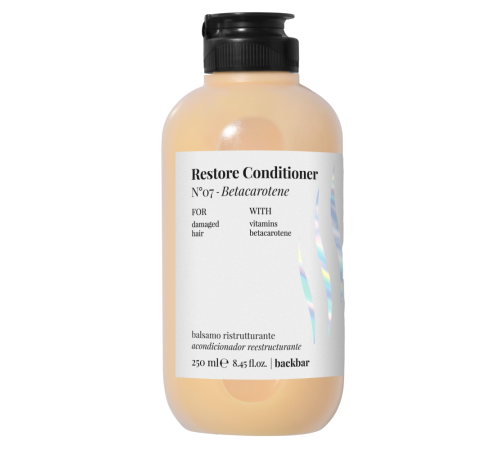 BACK BAR №07 Кондиционер для восстановления поврежденных волос 250 ml