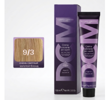 DCM Hair Color Cream HOP Complex 9.3 Перманентный краситель для волос с низким содержанием аммиака 100 ml