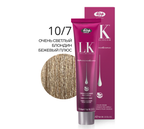 LK OPC 10.7 Краситель для волос с низким содержанием аммиака 100 ml