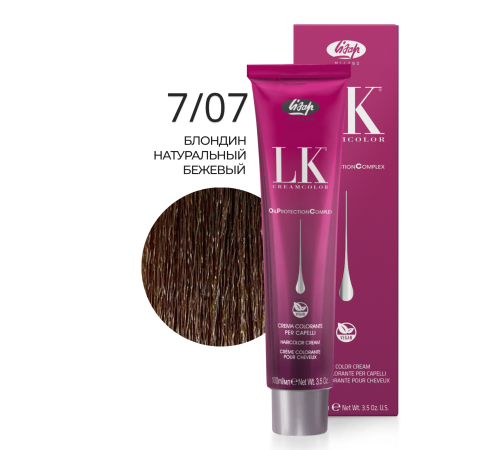 LK OPC 7.07 Краситель для волос с низким содержанием аммиака 100 ml