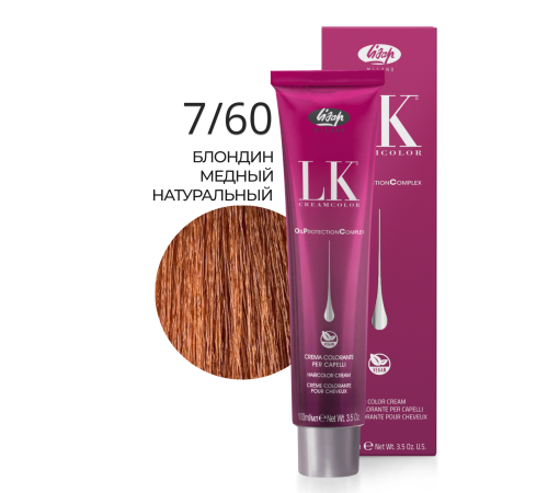 LK OPC 7.60 Краситель для волос с низким содержанием аммиака 100 ml