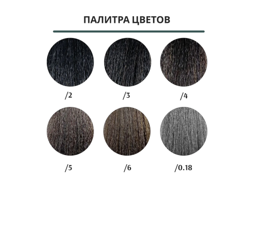 BHH DANDY 0.18 Мужской безаммиачный краситель для волос 60 ml