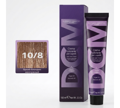 DCM Hair Color Cream HOP Complex 10.8 Перманентный краситель для волос с низким содержанием аммиака 100 ml