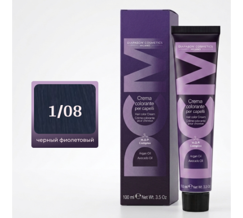 DCM Hair Color Cream HOP Complex 1.08 Перманентный краситель для волос с низким содержанием аммиака 100 ml