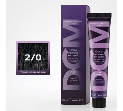 DCM Hair Color Cream HOP Complex 2.0 Перманентный краситель для волос с низким содержанием аммиака 100 ml