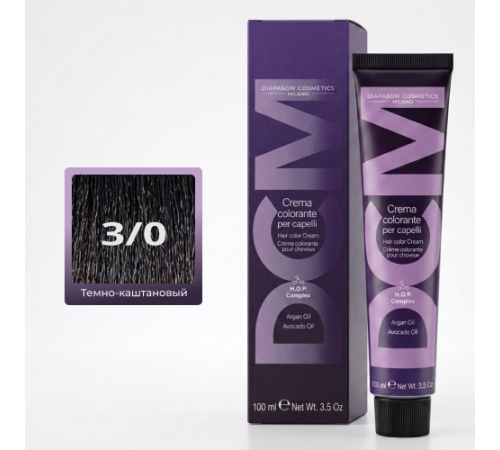 DCM Hair Color Cream HOP Complex 3.0 Перманентный краситель для волос с низким содержанием аммиака 100 ml