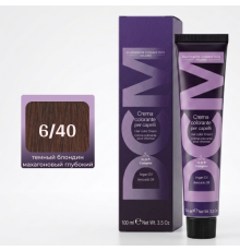 DCM Hair Color Cream HOP Complex 6.40 Перманентный краситель для волос с низким содержанием аммиака 100 ml