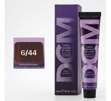DCM Hair Color Cream HOP Complex 6.44 Перманентный краситель для волос с низким содержанием аммиака 100 ml