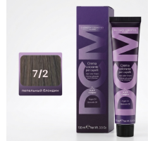 DCM Hair Color Cream HOP Complex 7.2 Перманентный краситель для волос с низким содержанием аммиака 100 ml
