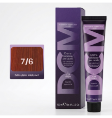 DCM Hair Color Cream HOP Complex 7.6 Перманентный краситель для волос с низким содержанием аммиака 100 ml