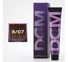 DCM Hair Color Cream HOP Complex 8.07 Перманентный краситель для волос с низким содержанием аммиака 100 ml