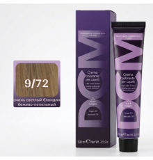 DCM Hair Color Cream HOP Complex 9.72 Перманентный краситель для волос с низким содержанием аммиака 100 ml
