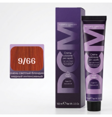 DCM Hair Color Cream HOP Complex 9.66 Перманентный краситель для волос с низким содержанием аммиака 100 ml