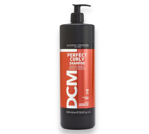 PERFECT CURLY SHAMPOO Шампунь дисциплинирующий для вьющихся и волнистых волос 1000 ml