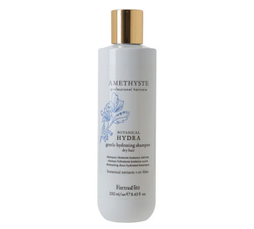 AMETHYSTE BOTANICAL HYDRA Gentle Hydrating Увлажняющий шампунь для ежедневного применения 250 ml