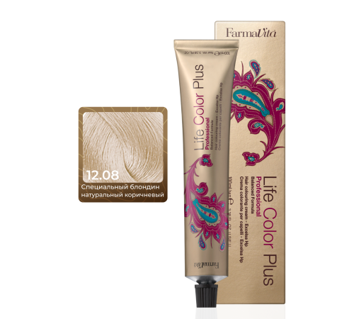 LIFE COLOR PLUS 12.08 Стойкая крем-краска для волос 100 ml