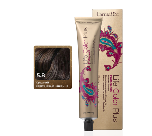 LIFE COLOR PLUS 5.8 Стойкая крем-краска для волос 100 ml