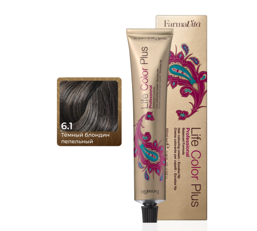 LIFE COLOR PLUS 6.1 Стойкая крем-краска для волос 100 ml
