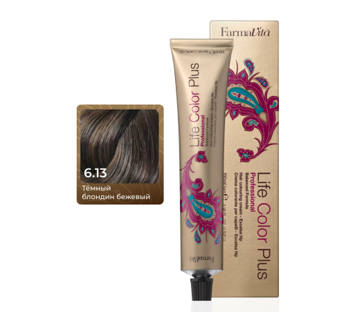 LIFE COLOR PLUS 6.13 Стойкая крем-краска для волос 100 ml