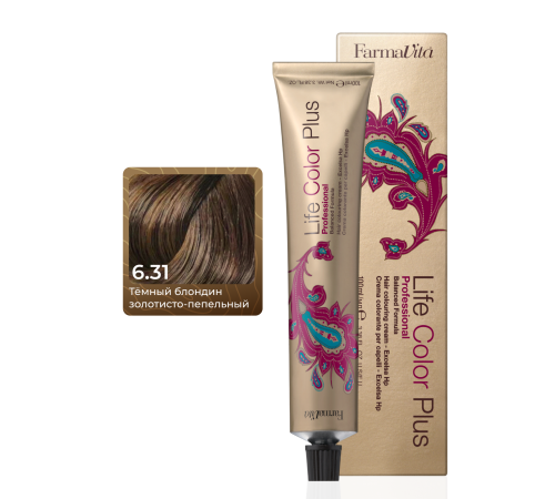 LIFE COLOR PLUS 6.31 Стойкая крем-краска для волос 100 ml