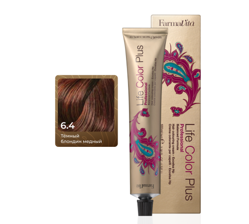 LIFE COLOR PLUS 6.4 Стойкая крем-краска для волос 100 ml