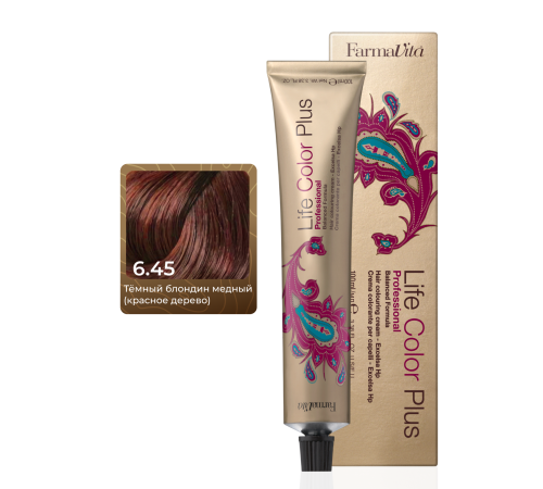 LIFE COLOR PLUS 6.45 Стойкая крем-краска для волос 100 ml