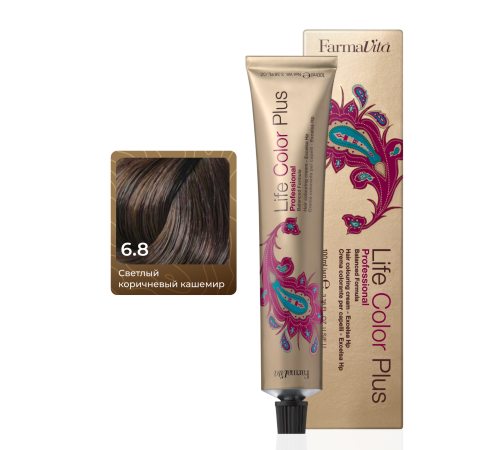 LIFE COLOR PLUS 6.8 Стойкая крем-краска для волос 100 ml