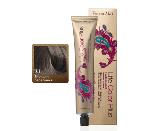 LIFE COLOR PLUS 7.1 Стойкая крем-краска для волос 100 ml