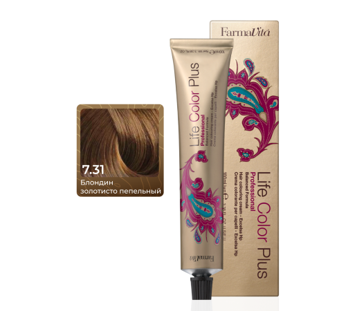 LIFE COLOR PLUS 7.31 Стойкая крем-краска для волос 100 ml