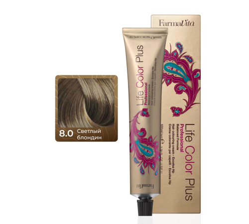LIFE COLOR PLUS 8.0 Стойкая крем-краска для волос 100 ml