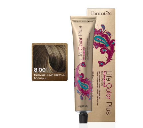 LIFE COLOR PLUS 8.00 Стойкая крем-краска для волос 100 ml