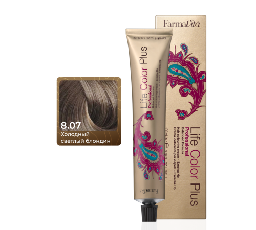 LIFE COLOR PLUS 8.07 Стойкая крем-краска для волос 100 ml