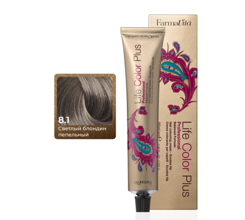 LIFE COLOR PLUS 8.1 Стойкая крем-краска для волос 100 ml