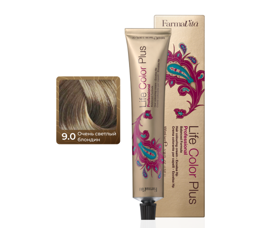LIFE COLOR PLUS 9.0 Стойкая крем-краска для волос 100 ml