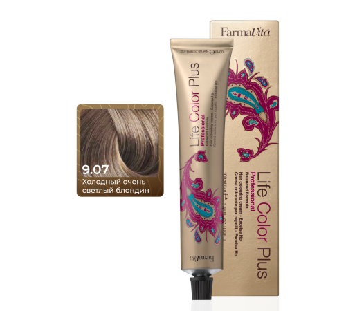 LIFE COLOR PLUS 9.07 Стойкая крем-краска для волос 100 ml