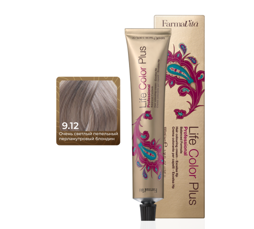 LIFE COLOR PLUS 9.12 Стойкая крем-краска для волос 100 ml