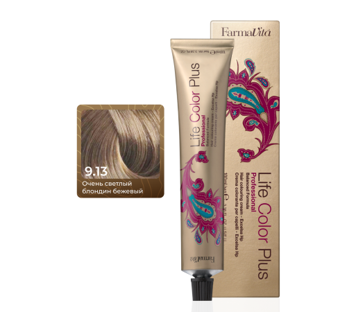 LIFE COLOR PLUS 9.13 Стойкая крем-краска для волос 100 ml