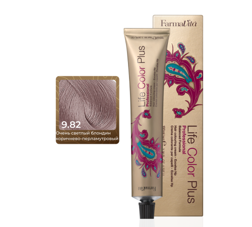 LIFE COLOR PLUS 9.82 Стойкая крем-краска для волос 100 ml