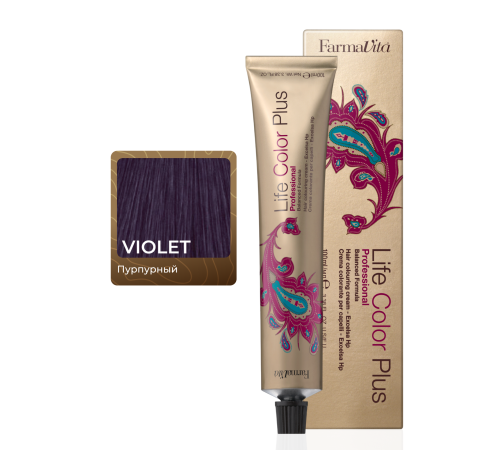 LIFE COLOR PLUS VIOLET Стойкая крем-краска для волос 100 ml