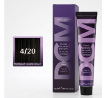 DCM Hair Color Cream HOP Complex 4.20 Перманентный краситель для волос с низким содержанием аммиака 100 ml